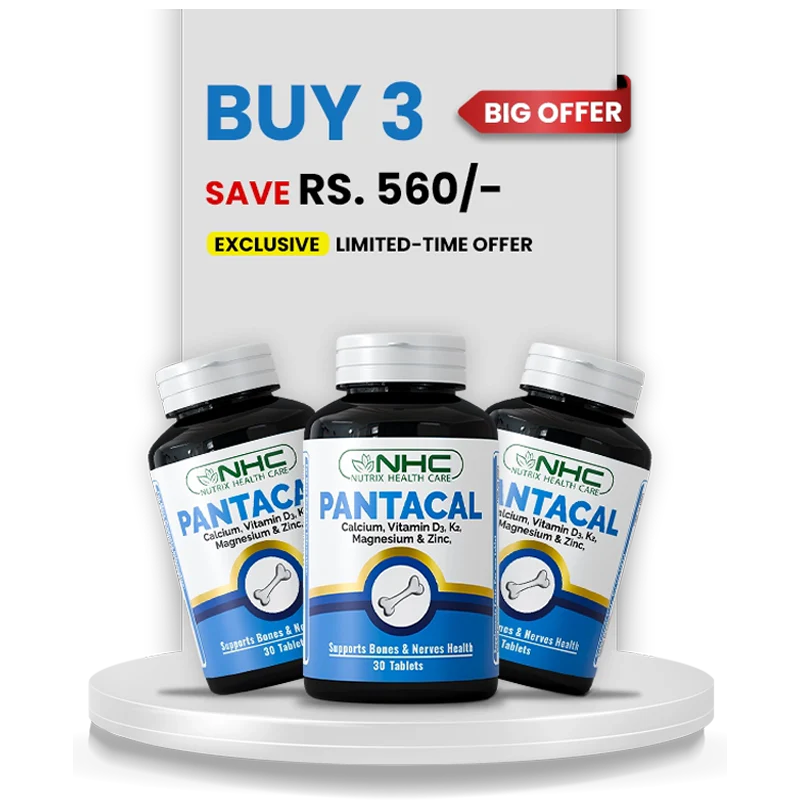 Bone Support Bundle (3x Pantacal) – Promotes Bone Strength & Health